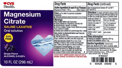 Cvs Citrate Grape 5-23 (Cvs Citrate Grape 5 23)